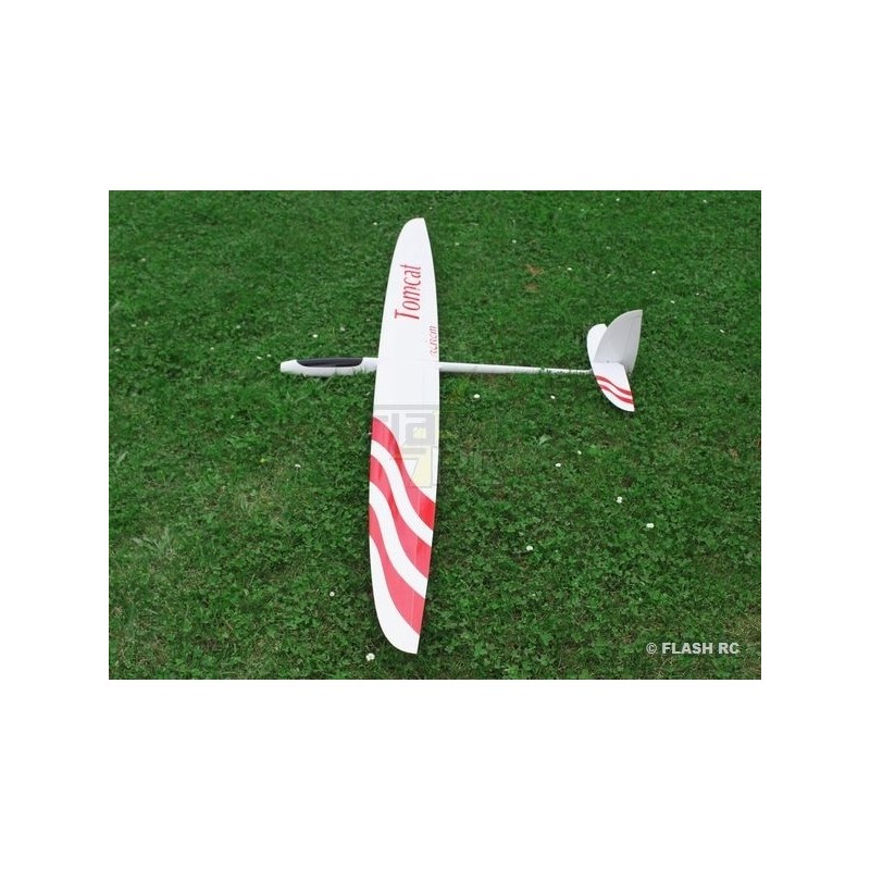 Motoalianti RC - E-Tomcat Full carbon 2.60m bianco e rosso RCRCM - FLASH RC