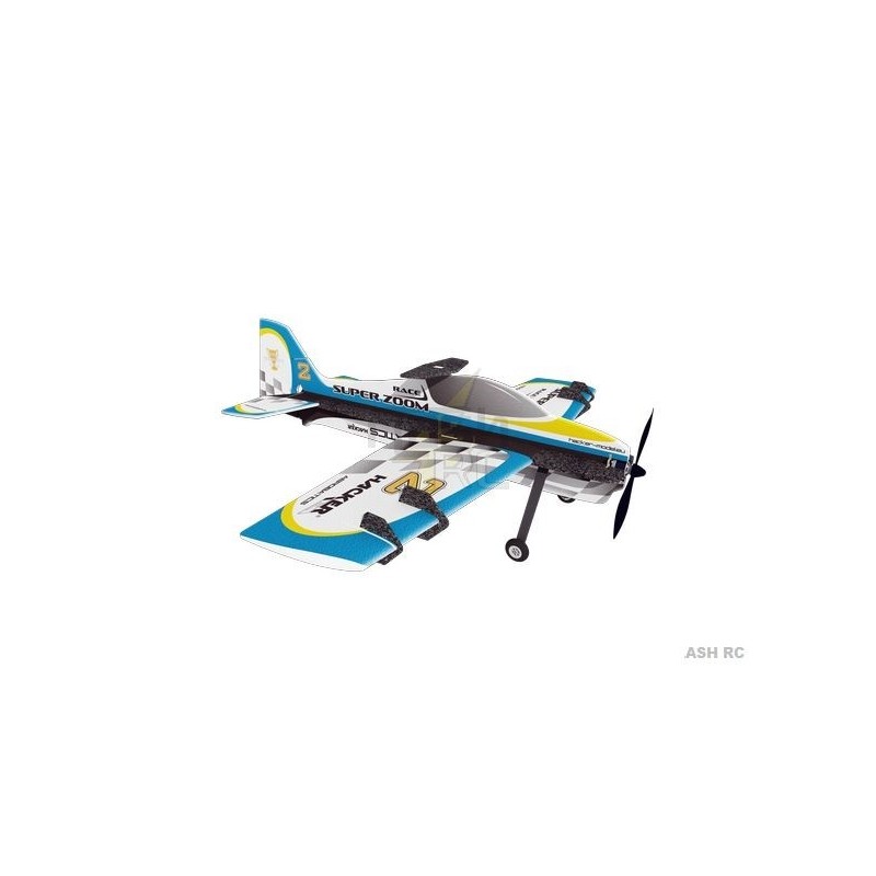 Avion Hacker model Super Zoom Race bleu ARF env.1.00m - FLASH RC