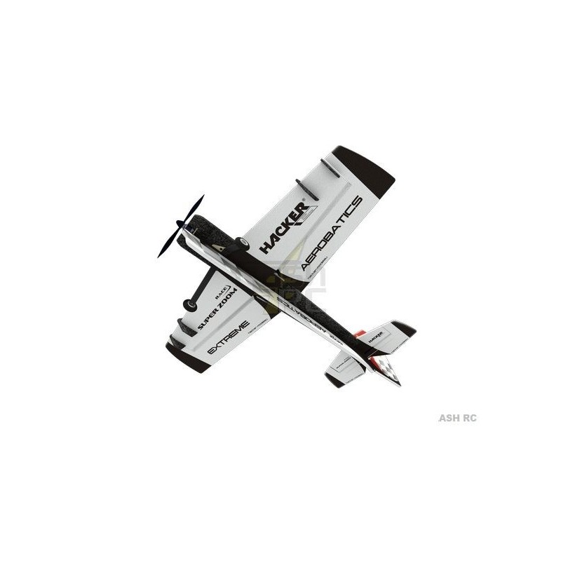 Avión acrobático RC - Hacker Model Super Zoom Race rojo ARF aprox.1.00m - FLASH RC
