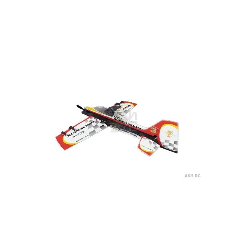 Avión acrobático RC - Hacker Model Super Zoom Race rojo ARF aprox.1.00m - FLASH RC