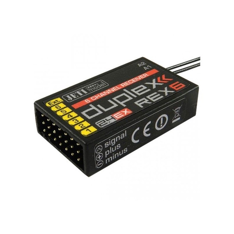 JETI - Receptor Jeti 6 Duplex EX 2.4Ghz - RC FLASH