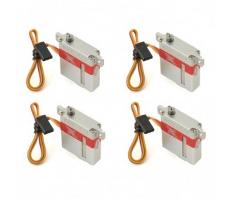 Servos - 4x KST X10 HV 10mm servos (28g, 10.8kg.cm, 0.10s/60°) - FLASH RC