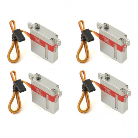 Servos - 4x KST X10 HV 10mm servos (28g, 10.8kg.cm, 0.10s/60°) - FLASH RC