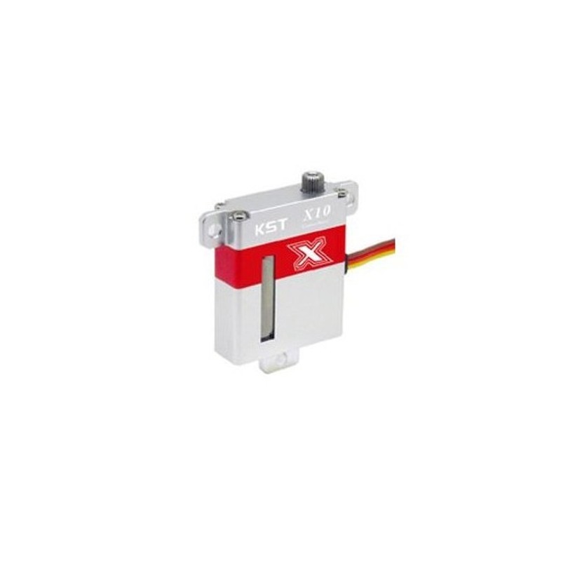 4x servos KST X10 HV 10mm (28g, 10.8kg.cm, 0.10s/60°) - FLASH RC