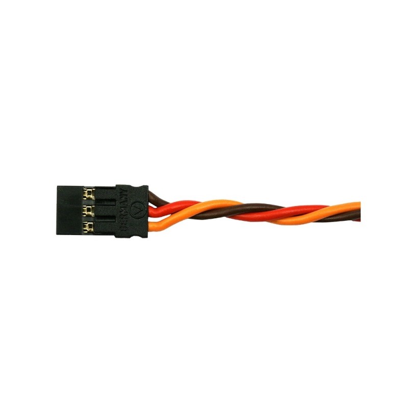 Cables servo - JR macho 40cm 0.34mm² trenzado Muldental - FLASH RC
