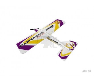 Aviones R/C para principiantes - Avión Hacker modelo Master Stick morado ARF aprox.1.20m - FLASH RC 2
