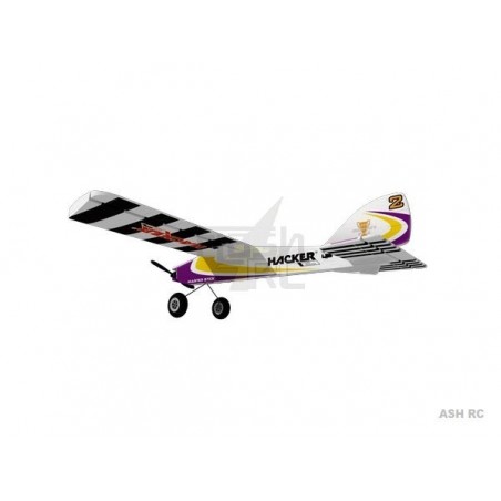 Aerei R/C per principianti - Modello di aereo Hacker Master Stick viola ARF circa 1,20m - FLASH RC