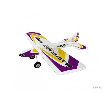 Aviones R/C para principiantes - Avión Hacker modelo Master Stick morado ARF aprox.1.20m - FLASH RC