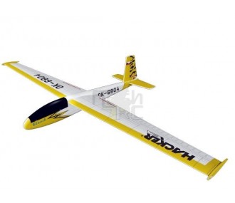Avion Hacker Model Blanik jaune env.2.00m ARF ailes/empennages recouverts - FLASH RC