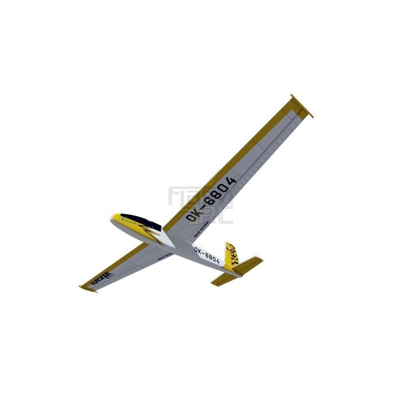 RC-Segelflugzeuge - Blanik gelb ca.2.00m ARF Flügel/Lebensräume überzogen Hacker ModeL - FLASH RC
