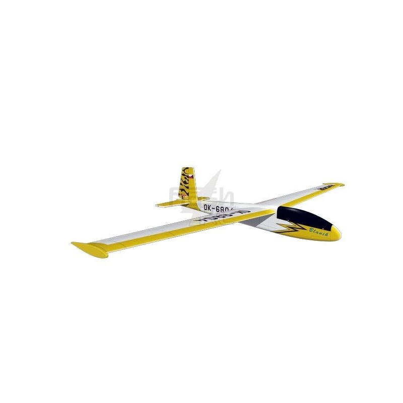 RC Gliders - Blanik yellow approx.2.00m ARF covered wings/ tailplanes Hacker ModeL - FLASH RC