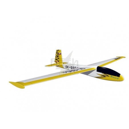 Avion Hacker Model Blanik jaune env.2.00m ARF ailes/empennages recouverts - FLASH RC