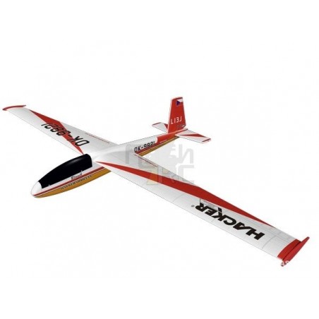 Avion Hacker Model Blanik rouge env.2.00m ARF ailes/empennages recouverts - FLASH RC