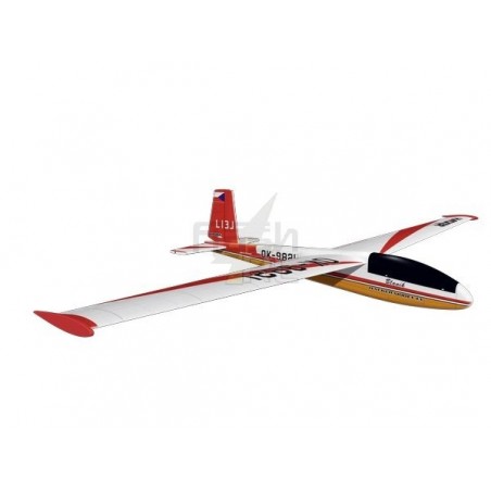 RC Gliders - Blanik red approx.2.00m ARF covered wings/ tailplanes Hacker ModeL - FLASH RC