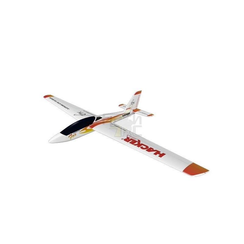 Avion Hacker Model Fox rouge env.2.00m ARF ailes/empennages recouverts - FLASH RC