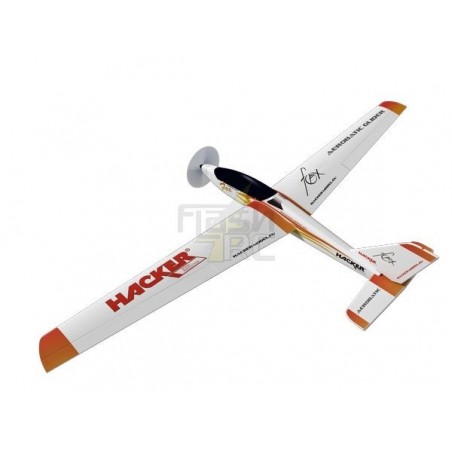 Motoveleros RC - Fox Electro rojo aprox.2.00m ARF modelo con alas cubiertas/emp Hacker - FLASH RC