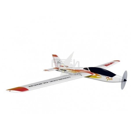 Avion Hacker Model Fox Electro rouge env.2.00m ARF ailes/emp recouverts - FLASH RC