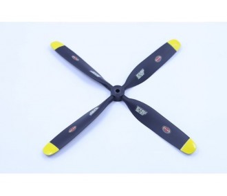 Motoren und Zubehör Motoren für Bausätze - Propeller 7.5x4 (4 Blätter) für P51 V2/ P47 V2/ F4U V2/ A1 V2 (ca.800mm) FMS - FLASH 