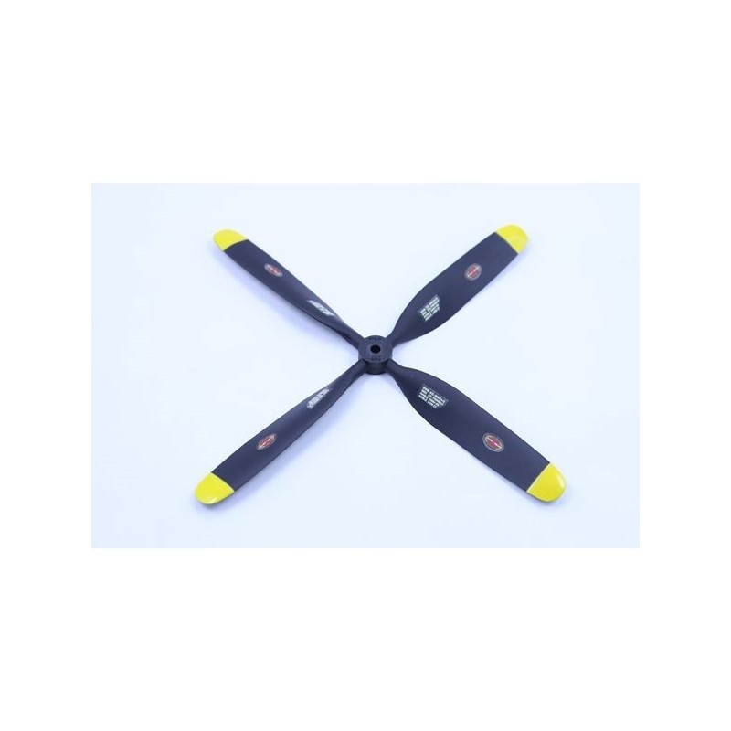 Motors and motor accessories for kits - Propeller 7.5x4 (4 blades) for P51 V2/ P47 V2/ F4U V2/ A1 V2 (approx.800mm) FMS - FLASH 