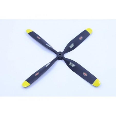 Motores y accesorios de motores para kits - Hélice 7.5x4 (4 palas) para P51 V2/ P47 V2/ F4U V2/ A1 V2 (aprox.800mm) FMS - FLASH 