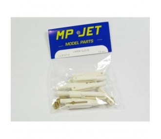 Nylon recto - NYLON CHAPE M3 AXE metal Ø2,5mm 10pcs Mp Jet (l=2.5mm) - FLASH RC