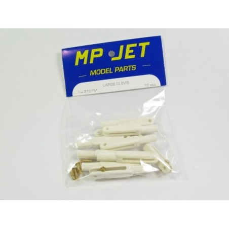 Nylon recto - NYLON CHAPE M3 AXE metal Ø2,5mm 10pcs Mp Jet (l=2.5mm) - FLASH RC