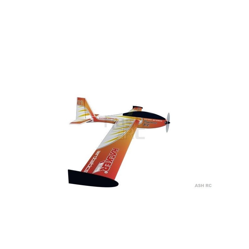 Avion Hacker Model Vagabond XL Electro orange env.2.00m ARF ailes/emp recouverts - FLASH RC