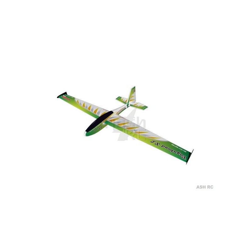 RC-Segler - Vagabond XL grün ca.2.00m ARF Flügel/emp bedeckt Hacker ModeL - FLASH RC