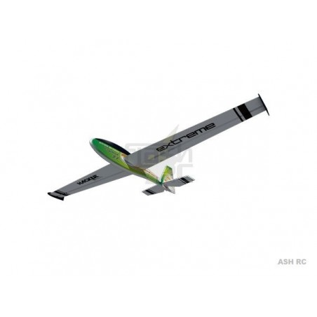 Avion Hacker Model Vagabond XL vert env.2.00m ARF ailes/emp recouverts - FLASH RC