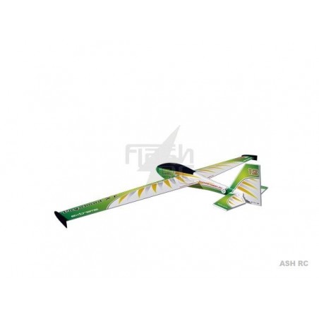 Avion Hacker Model Vagabond XL vert env.2.00m ARF ailes/emp recouverts - FLASH RC