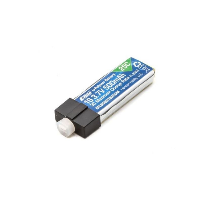 Accessori FPV Racers (Elettronica/Batterie...) - EFLB5001S25UM - Batteria Li-Po 1S 500mA 25C - Blade GLIMPSE FPV E-Flite - F