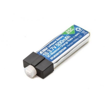 Accessoires FPV Racers (Electronique/Batteries...) - EFLB5001S25UM - Batterie Li-Po 1S 500mA 25C - Blade GLIMPSE FPV E-Flite - F