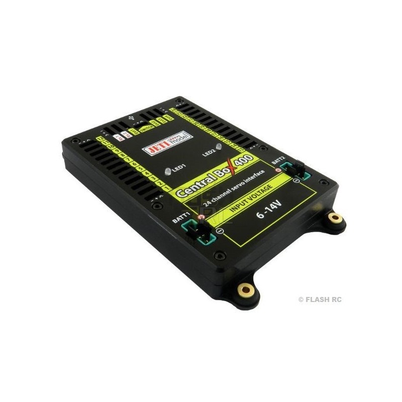 Box (Powerbox, Emcotec, Jeti, ...) - Central Box 400 Duplex 2.4EX - Jeti - FLASH RC