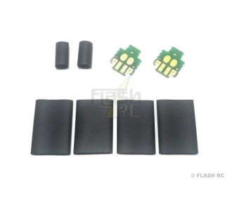 Accessori per batterie e celle - Scheda a 2 poli per presa MPX verde (2 pz) Jeti - FLASH RC