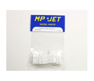 Scharniere - Scharniere flach 22x33mm (12 St.) Mp Jet - FLASH RC