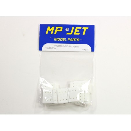 Cerniere - Cerniere piatte 22x33mm (12 pz) Mp Jet - FLASH RC