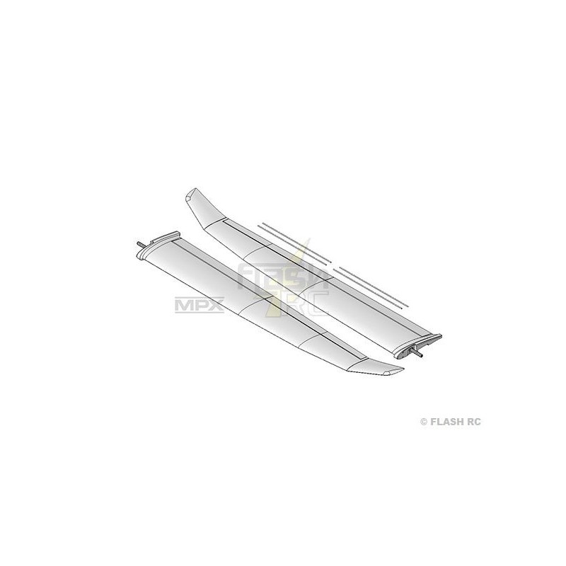 Alianti/motori RC - HERON : coppia di ali - FLASH RC