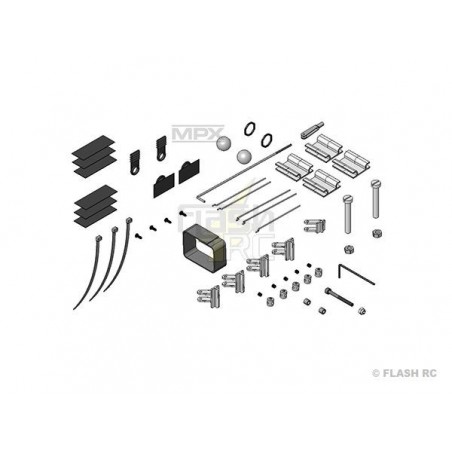 Small parts & accessories - HERON : Accessories set - FLASH RC
