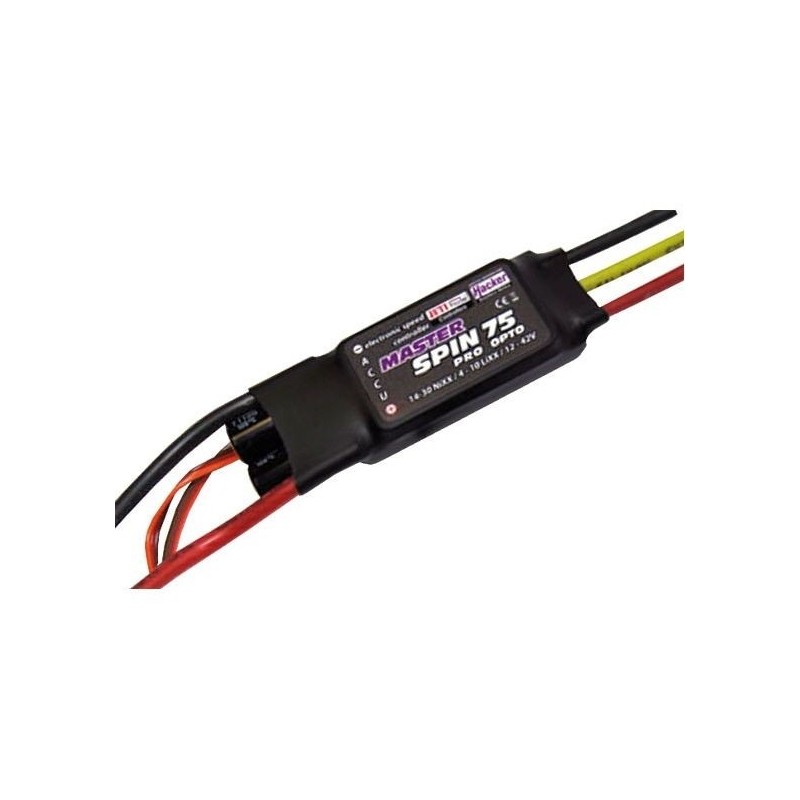 Brushless - Jeti MasterSPIN 75 Pro OPTO CONTROLLER - RC FLASH