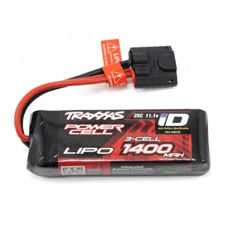 RC Car and Boat Batteries - Traxxas Lipo Battery 11.1V 3S 1400mAh ID 2823X - FLASH RC