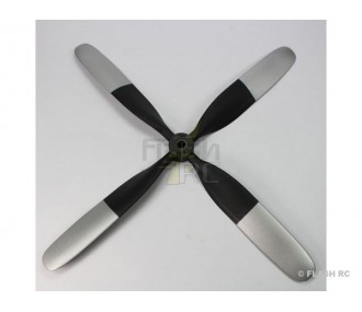 Motors and motor accessories for kits - Four-blade propeller 10.5x8 4 P51 Strega - FLASH RC