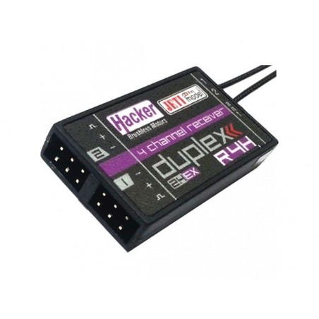 JETI - Jeti R4H Duplex EX 2.4Ghz 4 Channel Receiver - RC FLASH