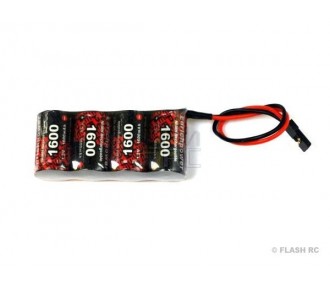 Receiver batteries - Battery 4,8V 1600mAh NiMh ENRICH POWER - FLASH RC