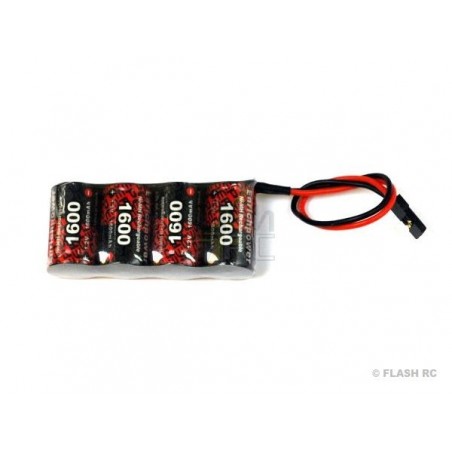Batteries de réception - Batterie 4,8V 1600mAh NiMh ENRICH POWER - FLASH RC