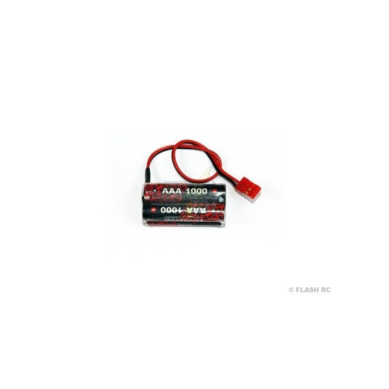 Batteries de réception - Batterie 4,8V 1000mAh NiMh bloc ENRICH POWER - FLASH RC