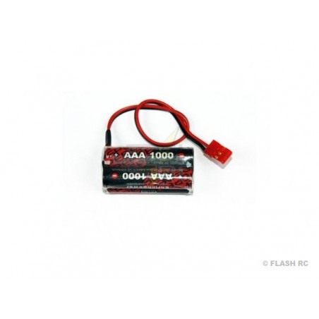 Empfängerbatterien - Batterie 4,8V 1000mAh NiMh Block ENRICH POWER - FLASH RC