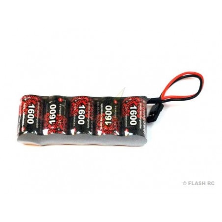 Batterie del ricevitore - Batteria 6,0V 1600mAh NiMh piatta ENRICH POWER - FLASH RC
