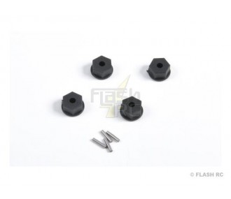 Pezzi di ricambio per auto RC - T4900/12 - Trazione a ruote + asse (4 pezzi) - Mad Pirate - FLASH RC