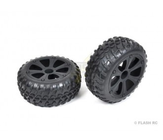 Ersatzteile RC-Cars - T4913/2 - Hinterräder (Paar) - Pirate Crusher - FLASH RC