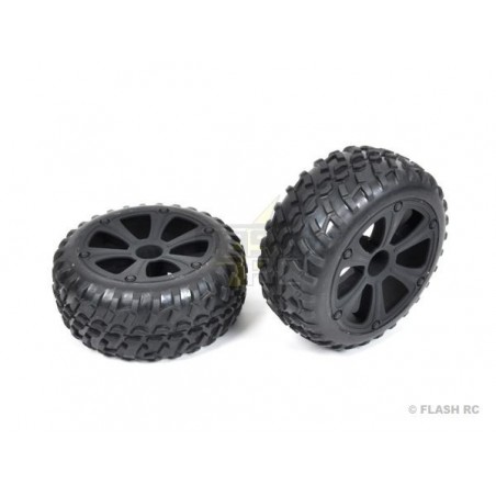 Spare parts for RC cars - T4913/2 - Rear wheels (pair) - Pirate Crusher - FLASH RC